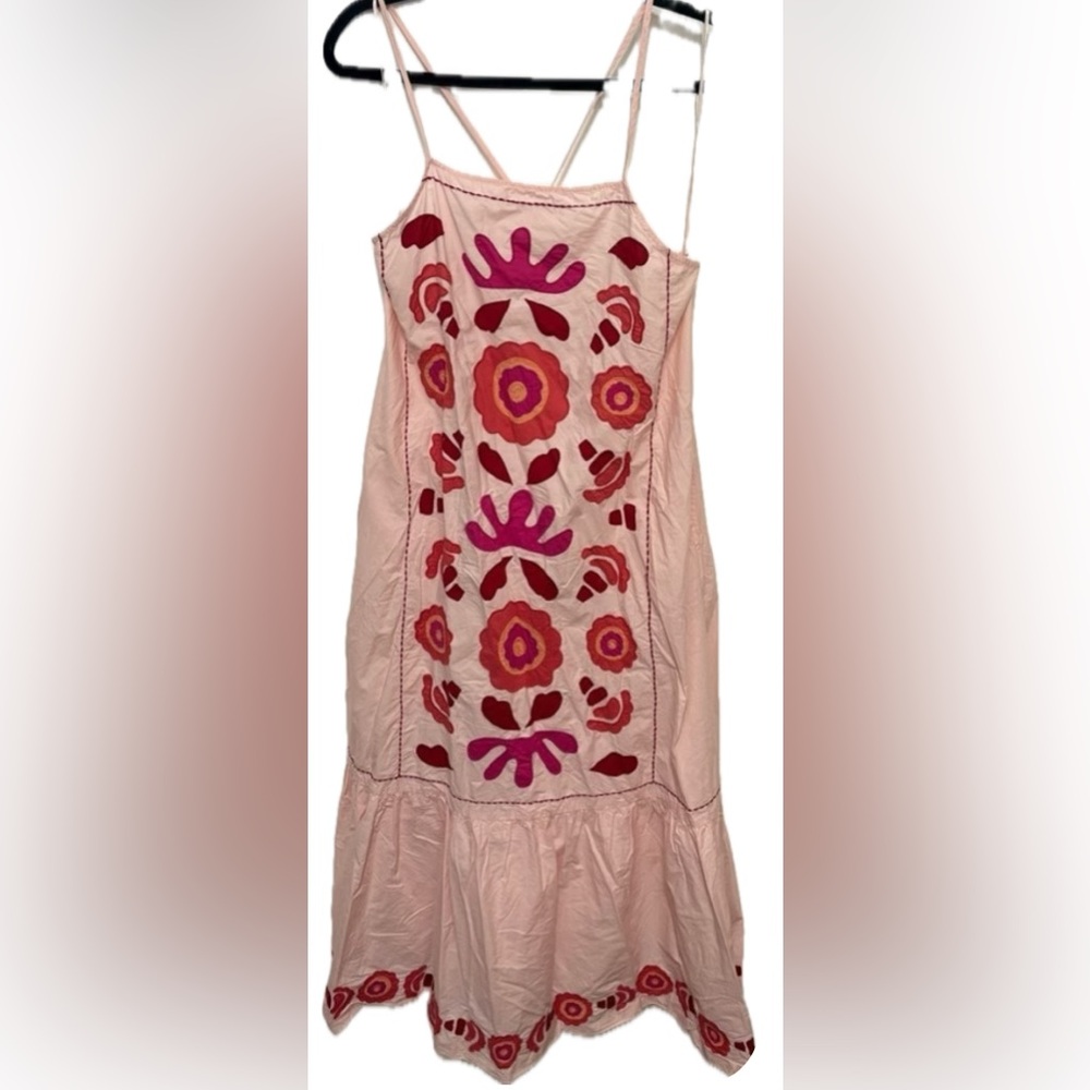 ZARA- Floral Embroidered Dress